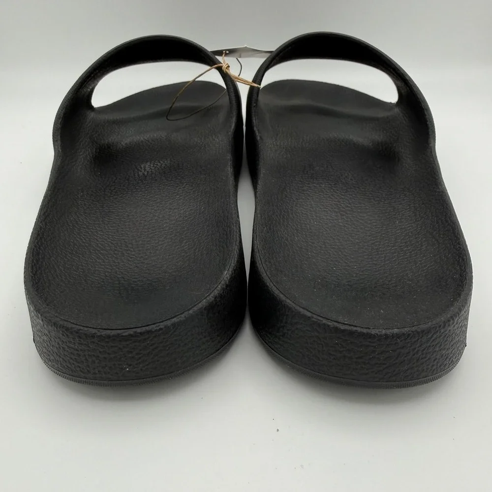 NWT UNISEX Adidas Black Adilette Aqua Slides Slip-On Sandal Sz 13 Mens 14 Womens